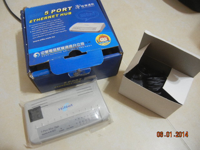 5Port乙太網路集線器
